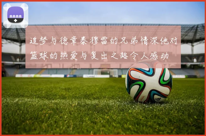 追梦与德章泰穆雷的兄弟情深他对篮球的热爱与复出之路令人感动